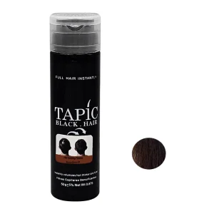 Topic hair thickening powder, weight 50 grams, medium brown color
