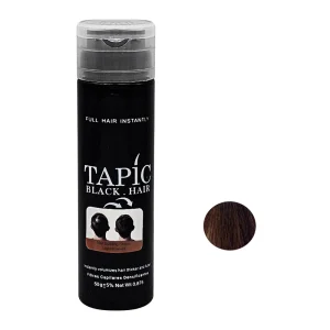 Topic hair thickening powder weight 50 grams light brown color