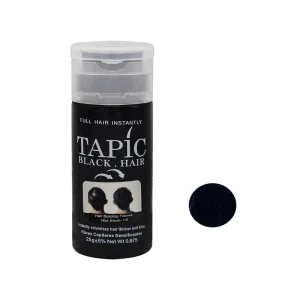 Topic hair thickening powder 25 grams, crow black color